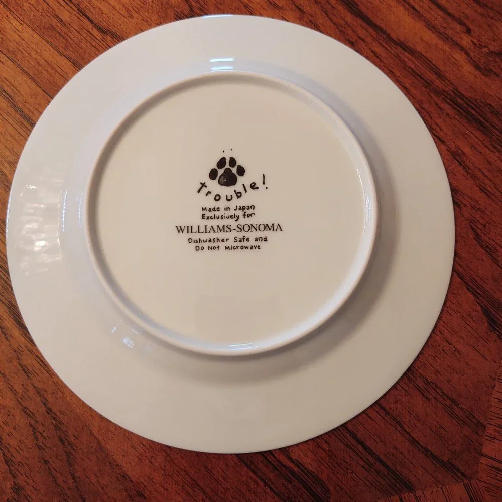 Williams Sonoma Holiday Dessert Plate